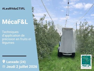 MécaF&L 2026 : Techniques d’application de précision en fruits et légumes