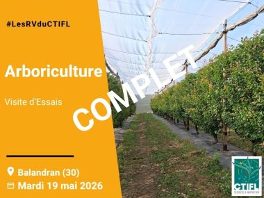 Visite d'Essais arboriculture - 2026