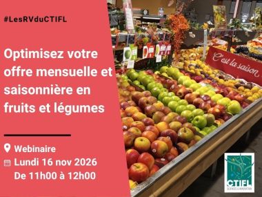 Webinaire - Optimisez votre offre mensuelle et saisonnière en fruits et légumes