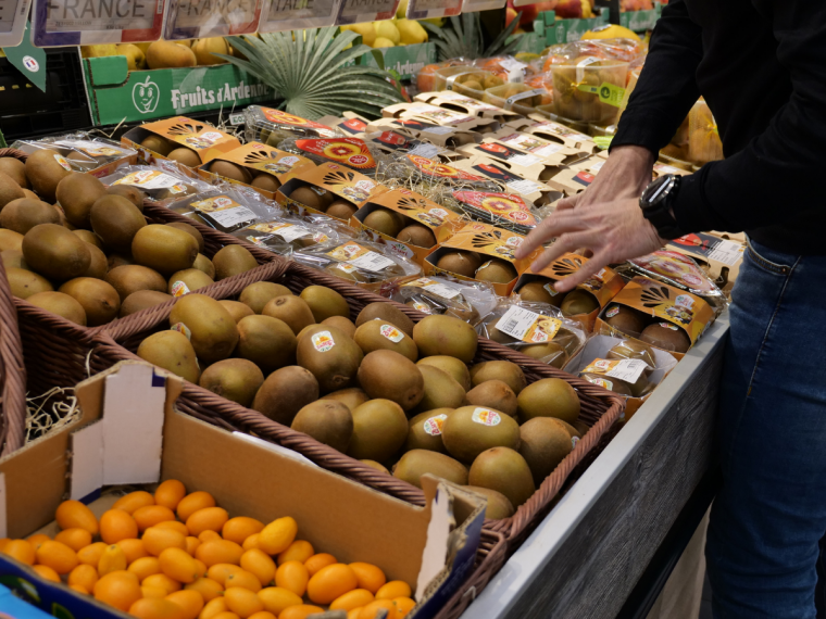 Etude de suivi de la qualité des fruits et légumes en simulation point de vente
