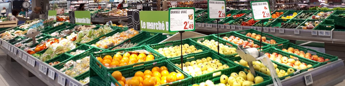 L’éclairage sur le point de vente fruits et légumes - Une composante primordiale pour booster l’activité