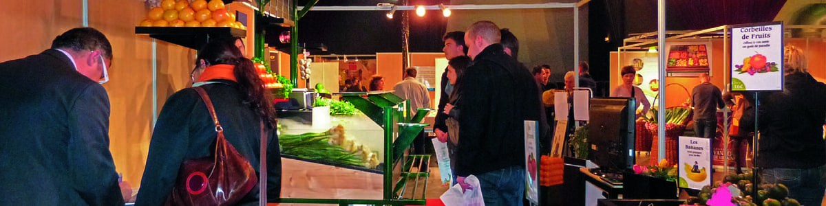 Solutions d’agencement pour les points de vente et marchés de fruits et légumes : 2021, une édition placée sous le signe de la relance Solutions d’agencement pour les points de vente et marchés de fruits et légumes : 2021, une édition placée sous le signe de la relance