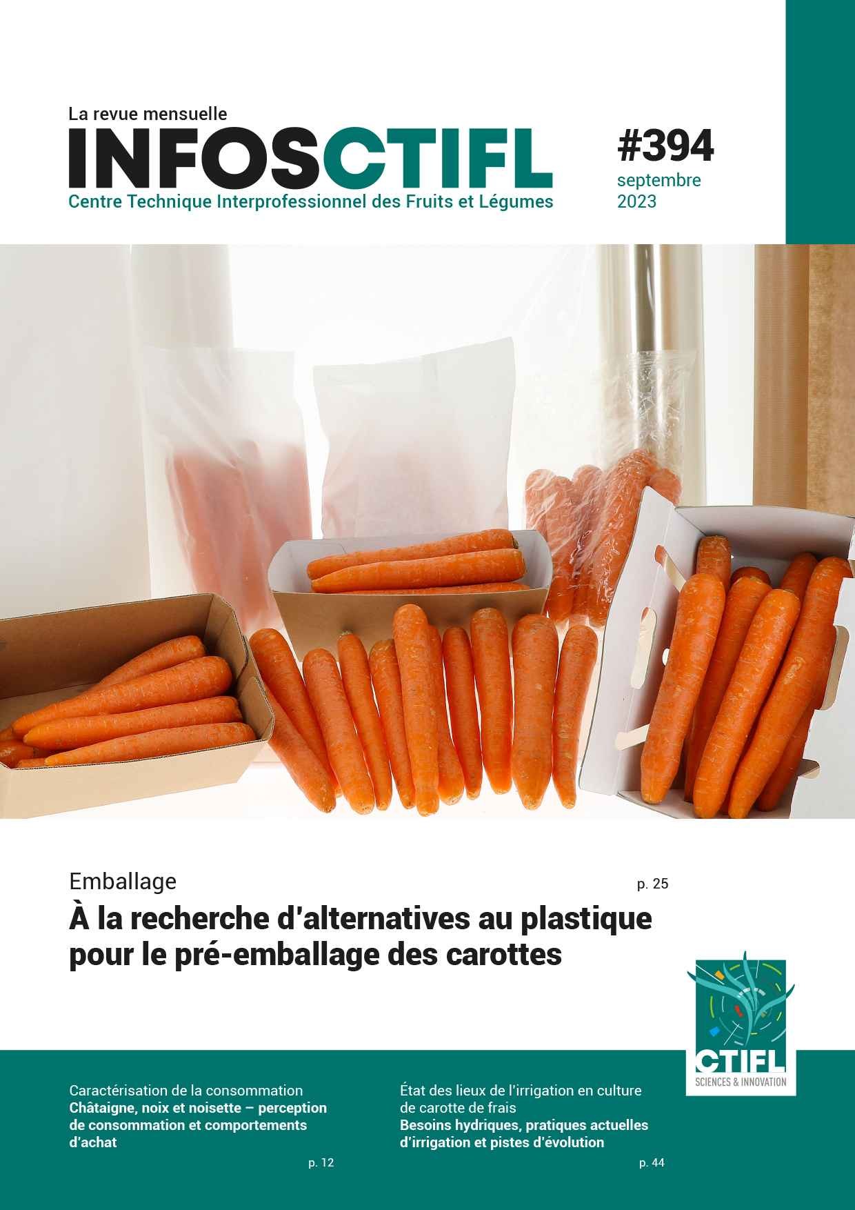 INFOS CTIFL 394 INFOS CTIFL 394