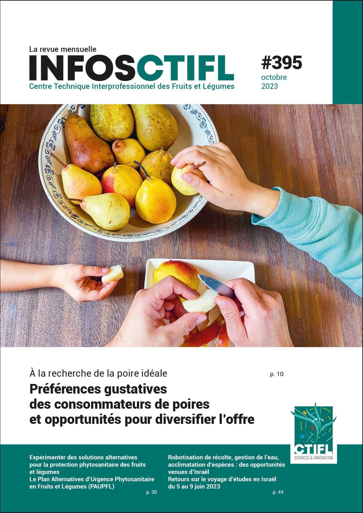 INFOS CTIFL 395 INFOS CTIFL 395