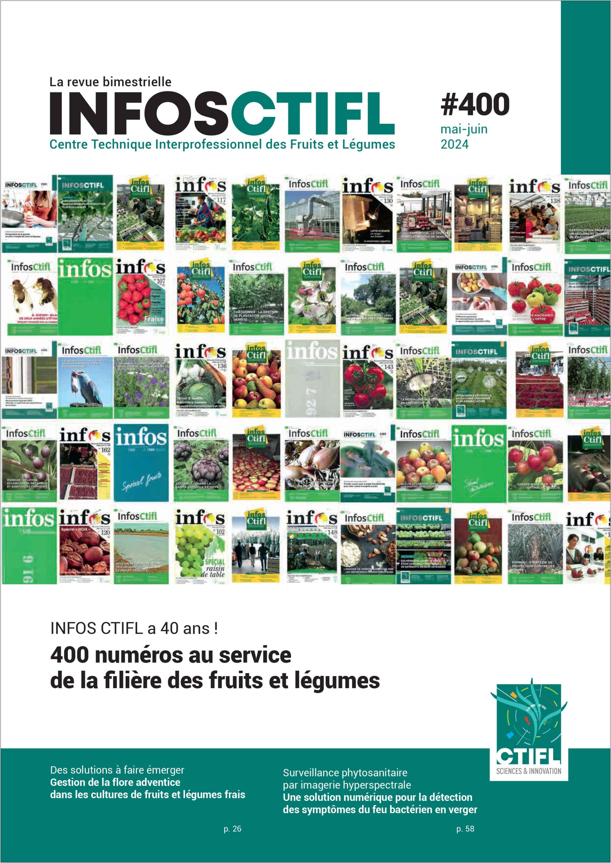 INFOS CTIFL 400 INFOS CTIFL 400