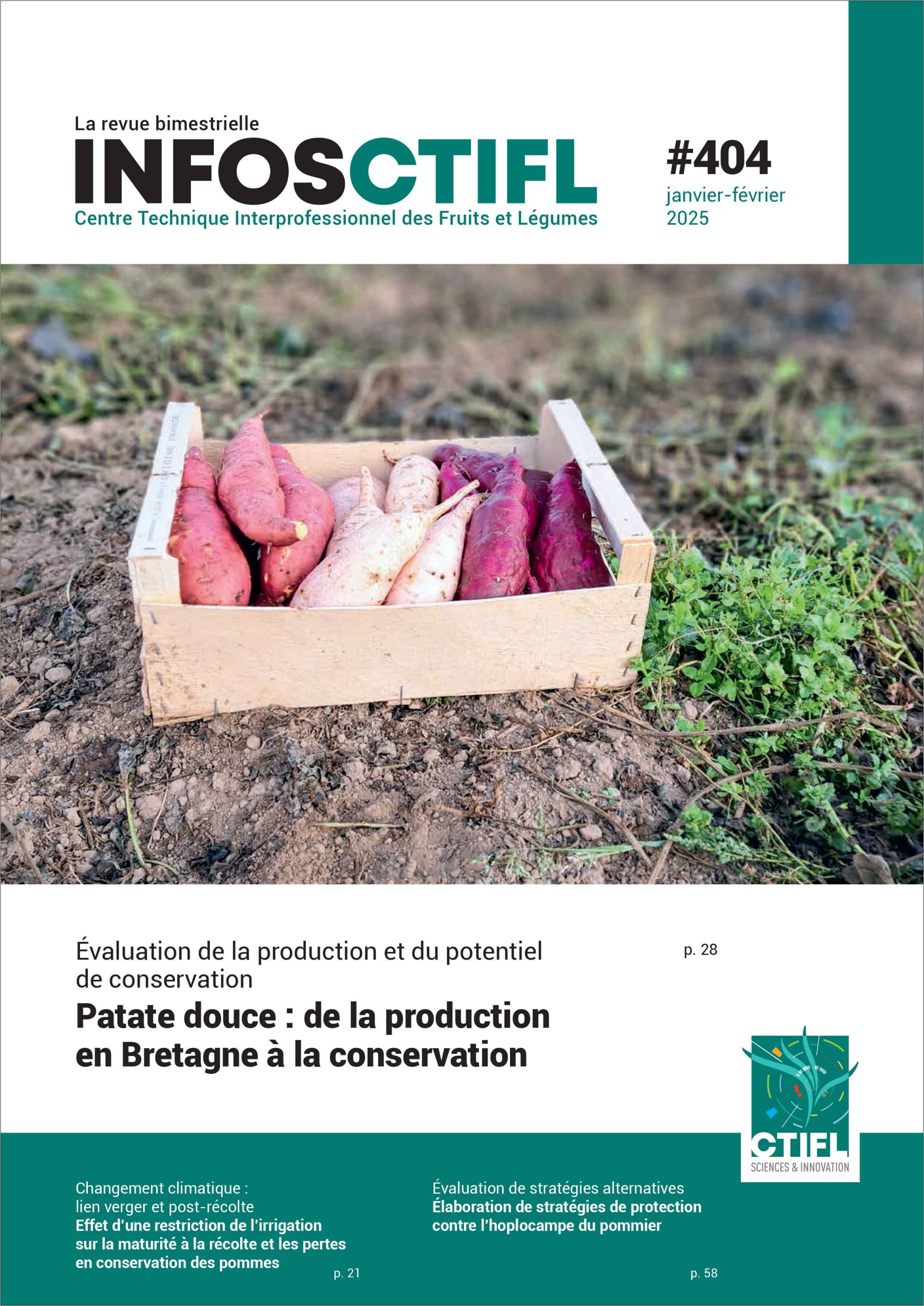 INFOS CTIFL 404 INFOS CTIFL 404