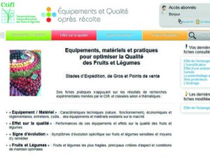 Une nouvelle application pour la filière aval - Équipements et qualité après récolte