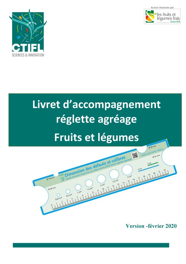 Livret d’accompagnement de la réglette agréage fruits et légumes