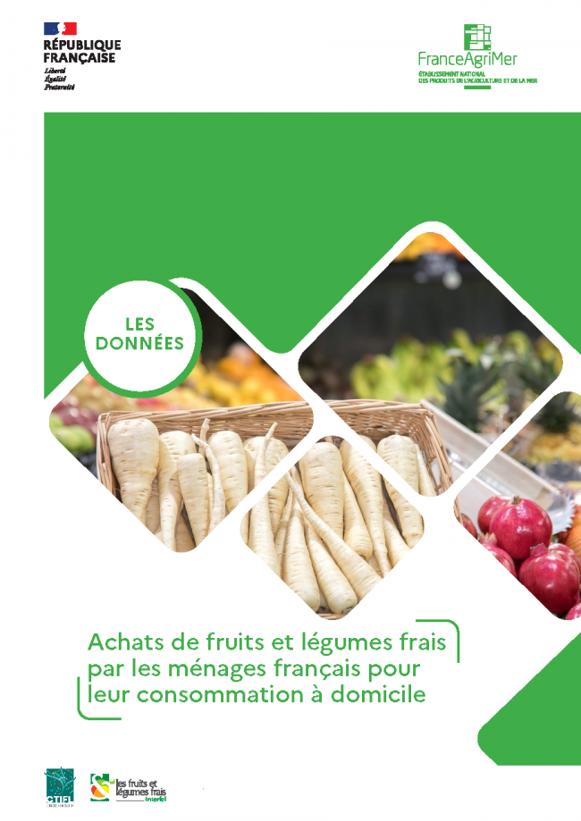 Achats de fruits et légumes frais par les ménages français - Données 2012 Achats de fruits et légumes frais par les ménages français - Données 2012