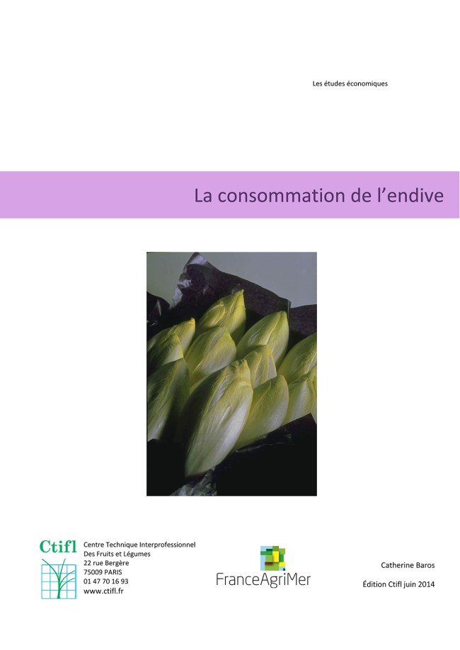 La consommation de l'endive