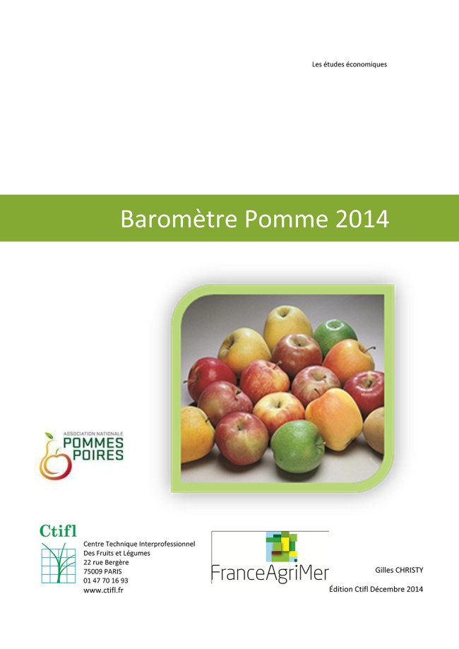 Baromètre pomme 2014 : images et usages Baromètre pomme 2014 : images et usages