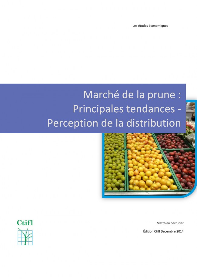 Marché de la prune : principales tendances, perception de la distribution Marché de la prune : principales tendances, perception de la distribution