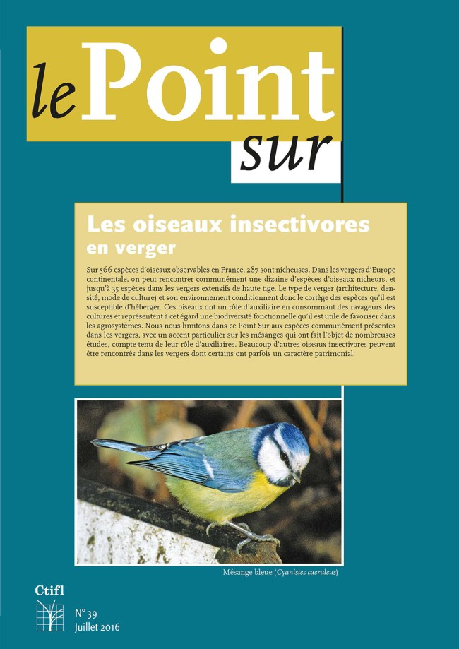 Les oiseaux insectivores en verger 