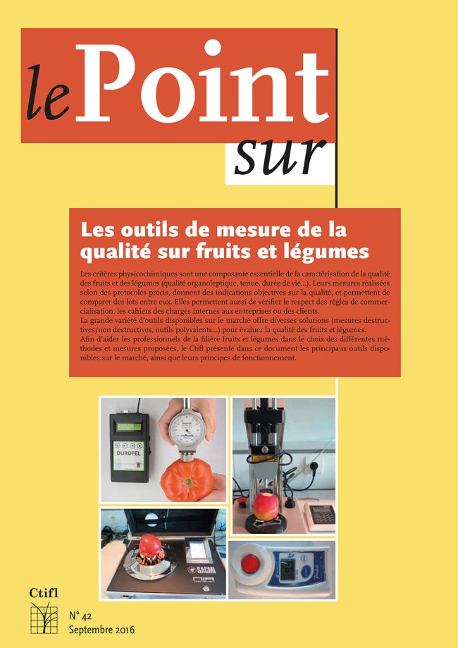 Les outils de mesure de la qualité sur fruits et légumes