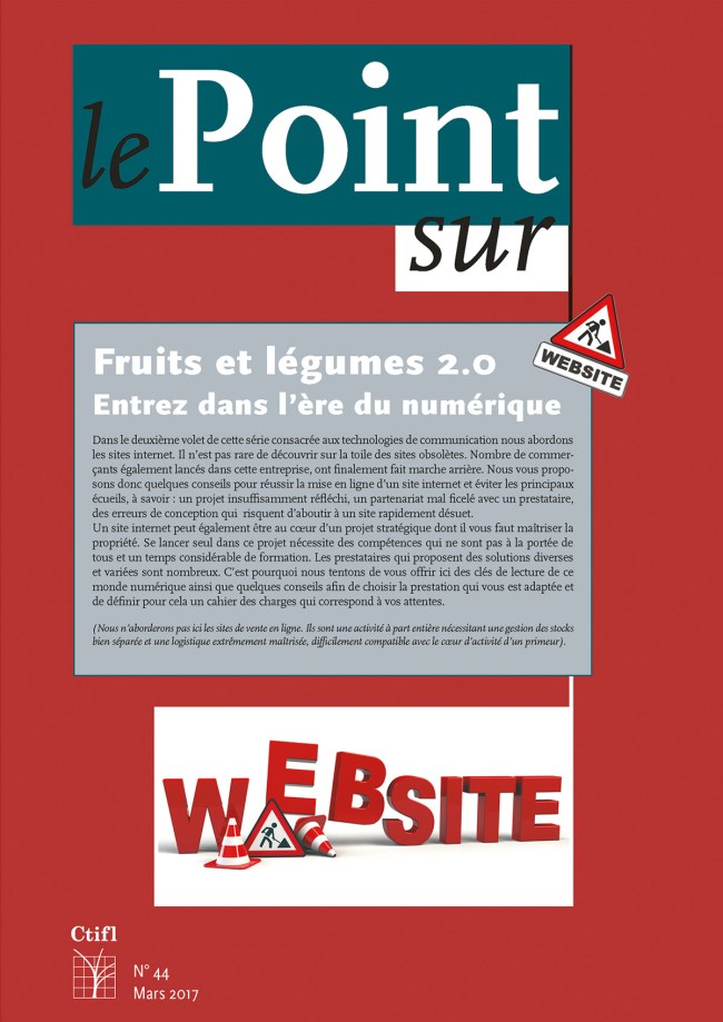 Les fruits et légumes 2.0 : entrez dans l'ère du numérique (2ème volet) Les fruits et légumes 2.0 : entrez dans l'ère du numérique (2ème volet)