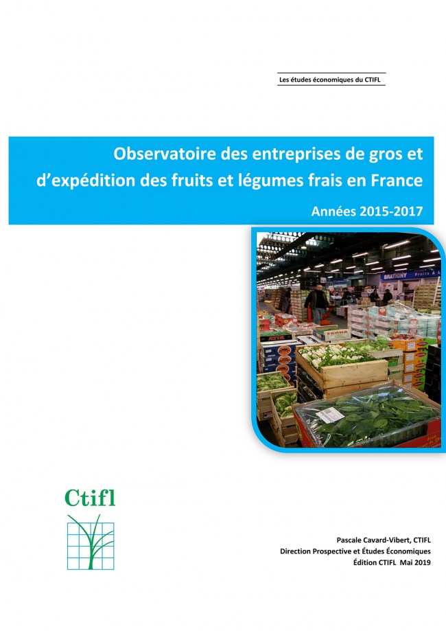 Observatoire des entreprises de gros et d’expédition en France 2015-2017 Observatoire des entreprises de gros et d’expédition en France 2015-2017