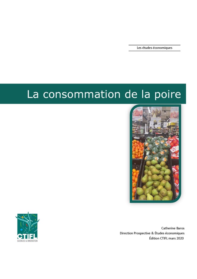 La consommation de la poire La consommation de la poire