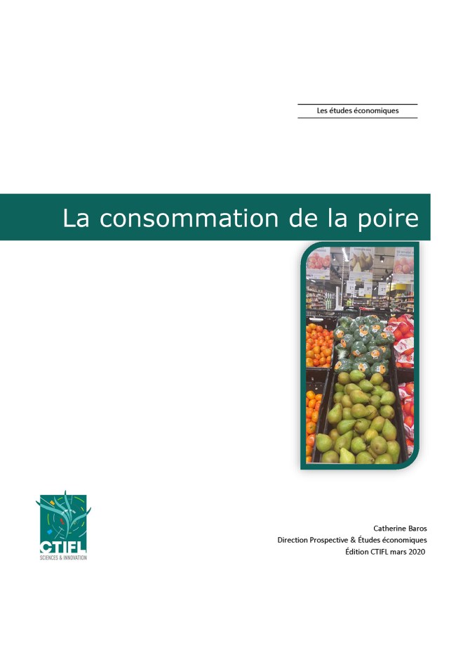 La consommation de la poire