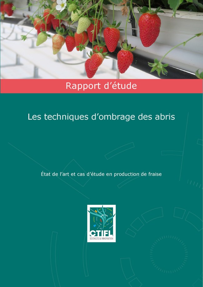 Les techniques d'ombrage des abris : état de l'art et cas d'étude en production de fraise Les techniques d'ombrage des abris : état de l'art et cas d'étude en production de fraise