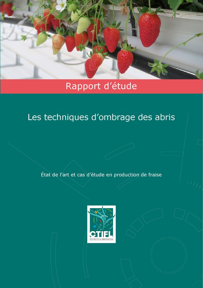 Les techniques d'ombrage des abris : état de l'art et cas d'étude en production de fraise