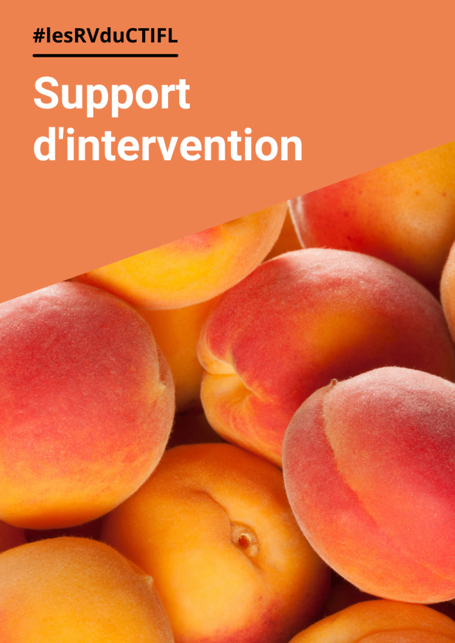 Point d’étape sur les outils d’évaluation de la qualité et de la maturité des abricots