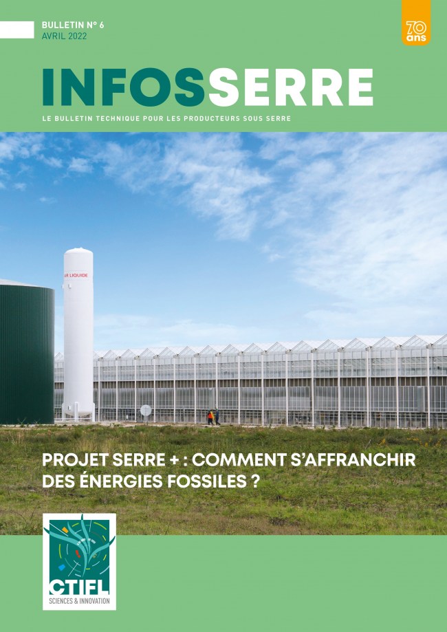 Infos Serre, le bulletin technique pour les productions sous serre n°6 Infos Serre, le bulletin technique pour les productions sous serre n°6