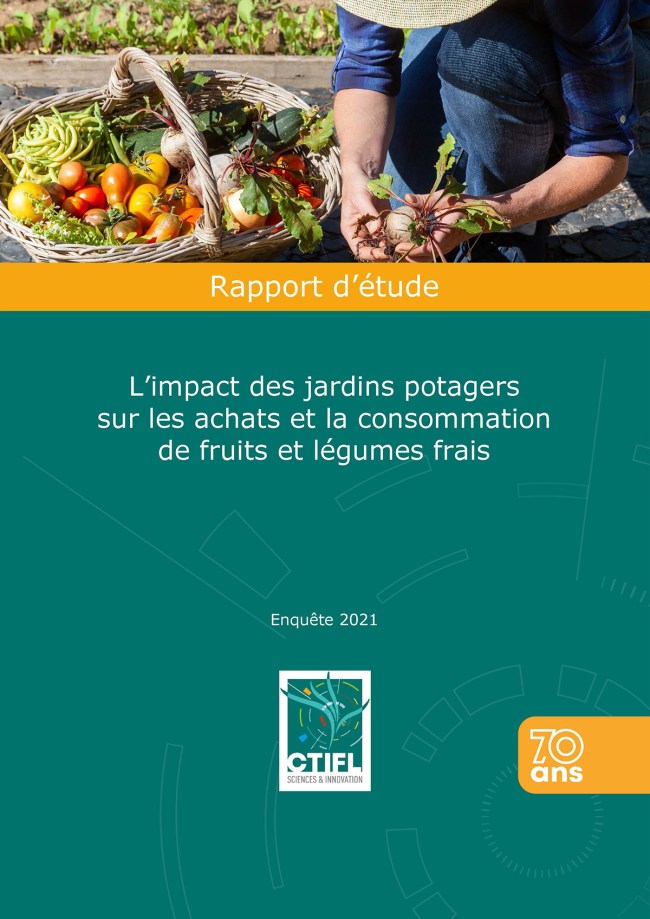 L’impact des jardins potagers sur les achats et la consommation de fruits et légumes frais - Enquête 2021