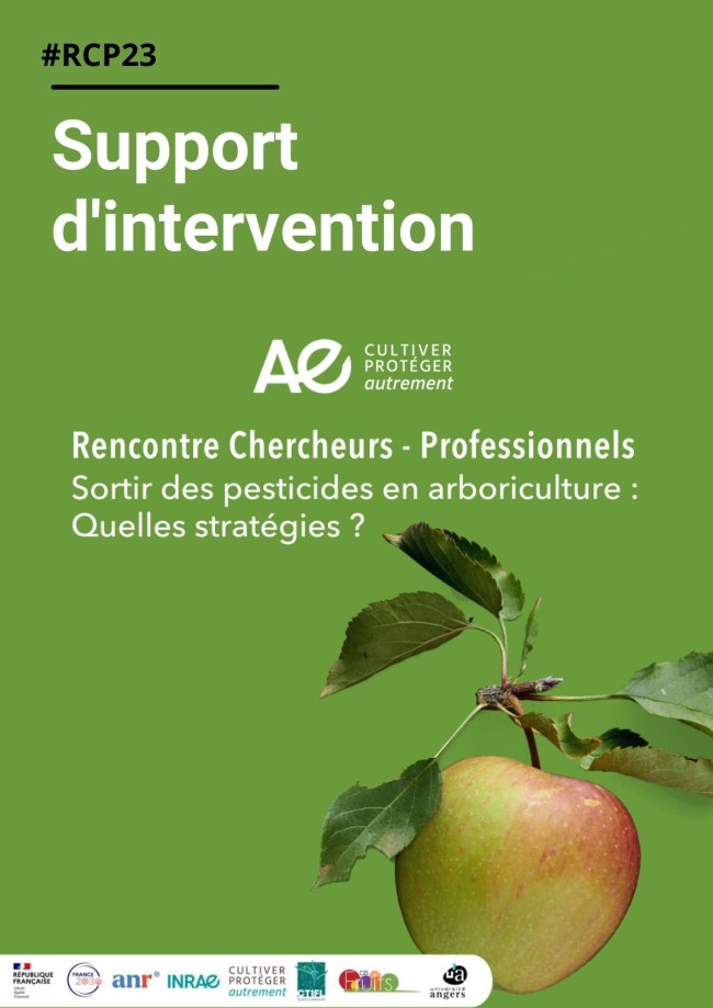 Synthèse nationale des fermes DEPHY en arboriculture Synthèse nationale des fermes DEPHY en arboriculture