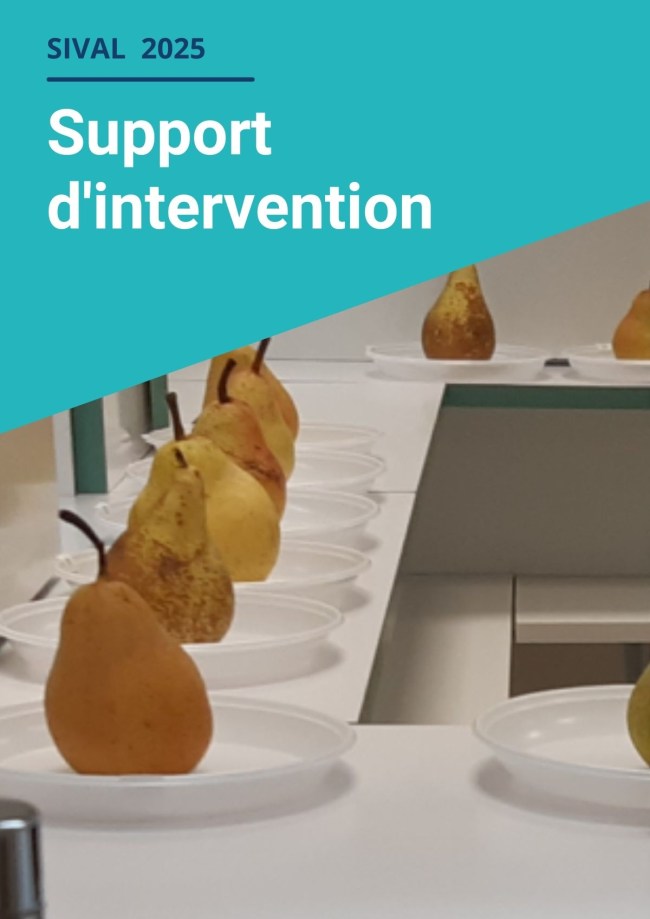 Projet Poire COCO - Conservation et consommation : qualité de l'offre et attentes consommateurs, résultats 2022-2023 Projet Poire COCO - Conservation et consommation : qualité de l'offre et attentes consommateurs, résultats 2022-2023