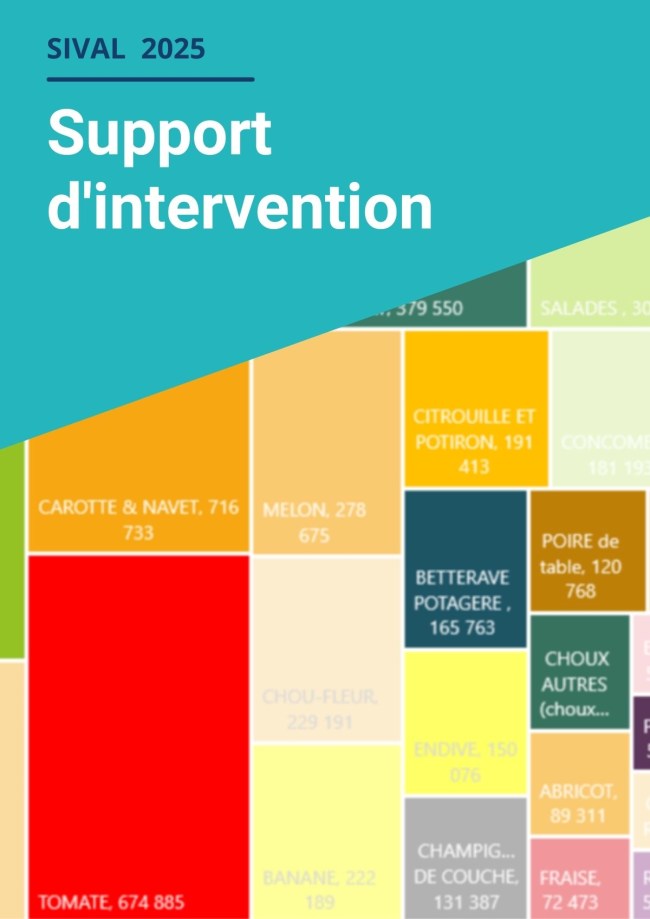 Bilan économique des Fruits et Légumes : production, échanges, consommation Bilan économique des Fruits et Légumes : production, échanges, consommation
