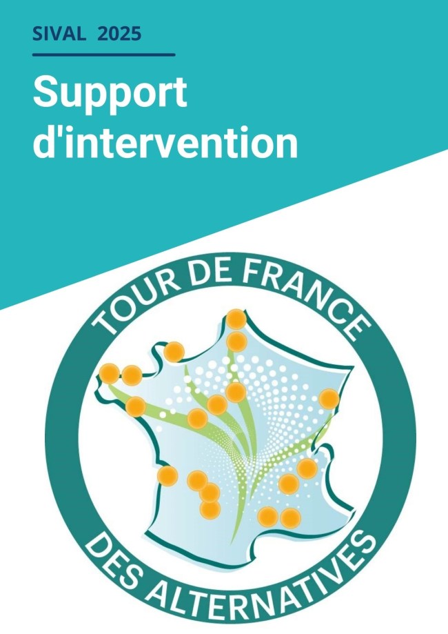 Le Tour de France des alternatives - Des solutions en réponse aux menaces de retrait de substances actives phytosanitaires pivots Le Tour de France des alternatives - Des solutions en réponse aux menaces de retrait de substances actives phytosanitaires pivots