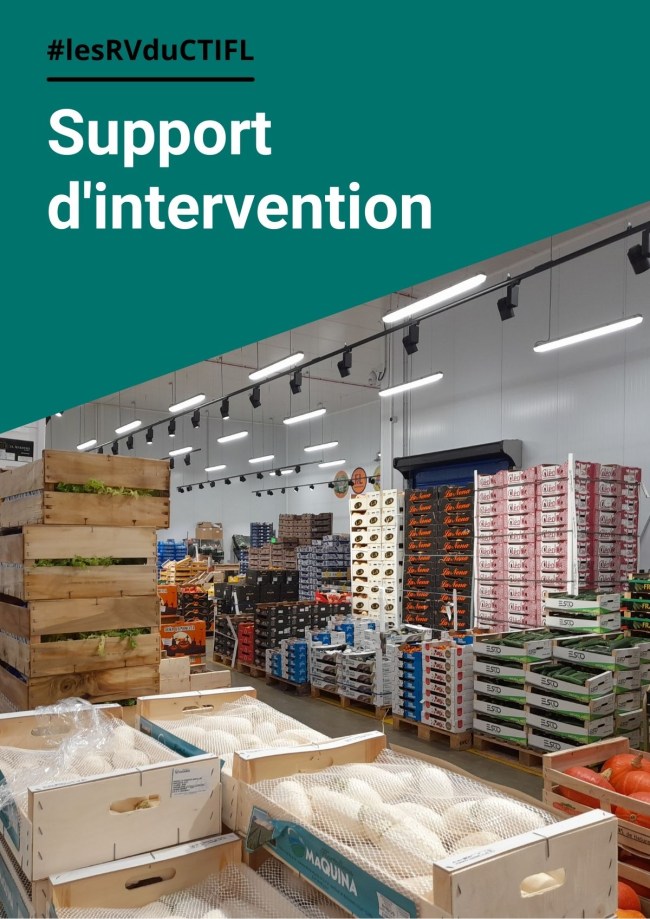 Poster - Contraintes mécaniques durant le circuit logistique