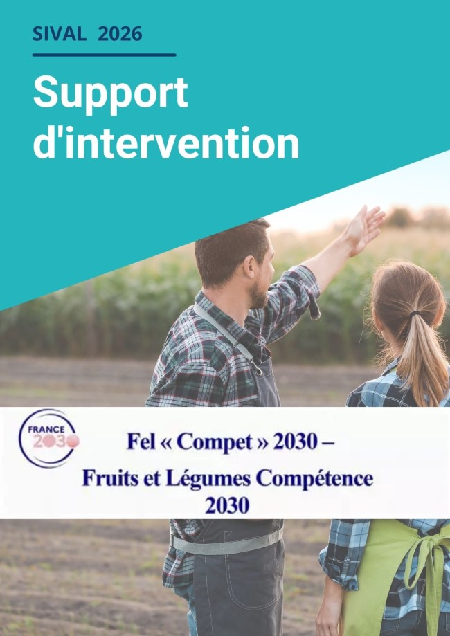 Fel'Compet : anticiper les besoins en compétences pour une filière des fruits et légumes plus durable et souveraine