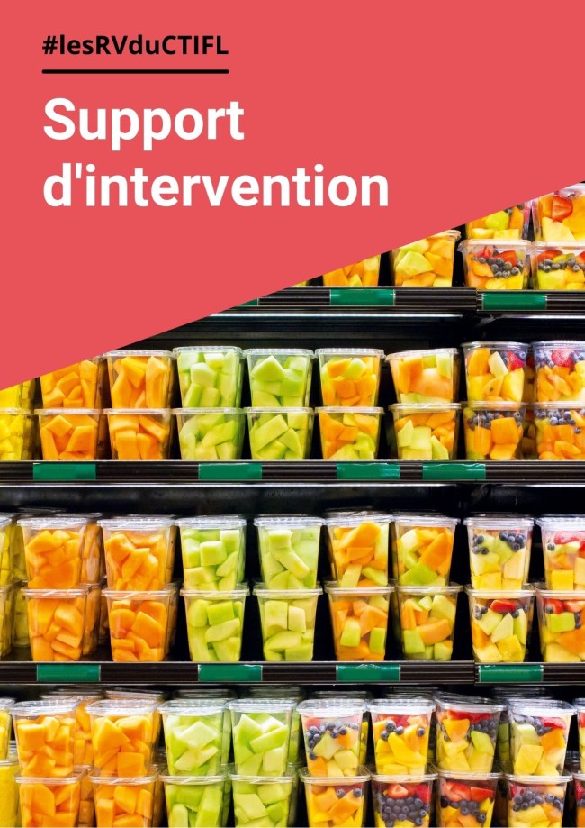 Atelier : Process sous vide et qualité des produits, résultats expérimentaux