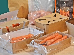 À la recherche d'alternatives au plastique pour le pré-emballage des carottes 