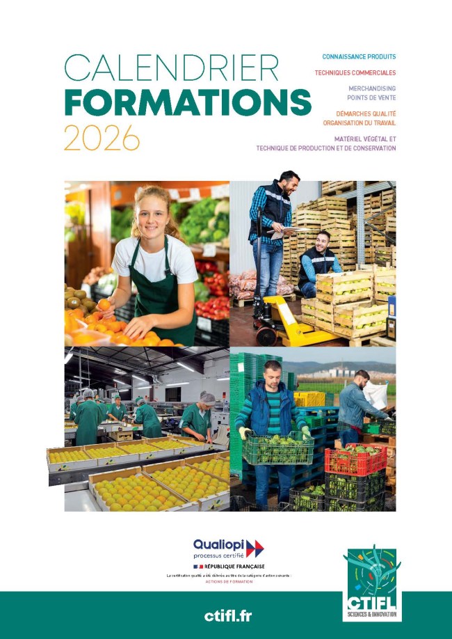 Calendrier des formations